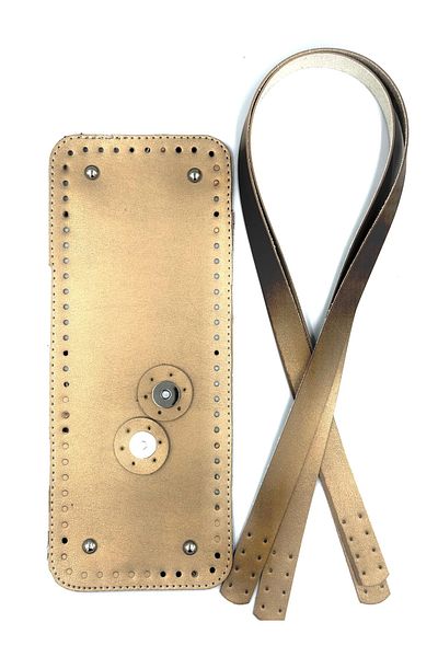 Lady Moss Gold Rectangular Knitted Bag Kit