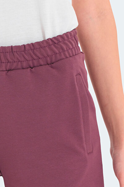 Slazenger Ramlah I Women's Plum Shorts with Pockets