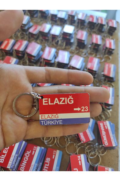 Home Elazığ 23 Hometown Keychain