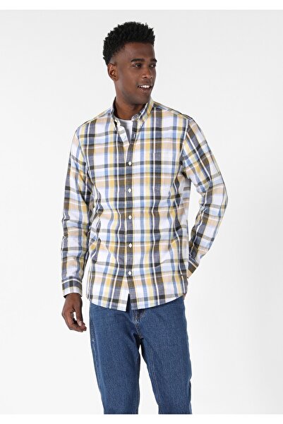 Colin's Regular Fit Shirt Neck Erkek Çok Renkli Uzun Kol Gömlek
