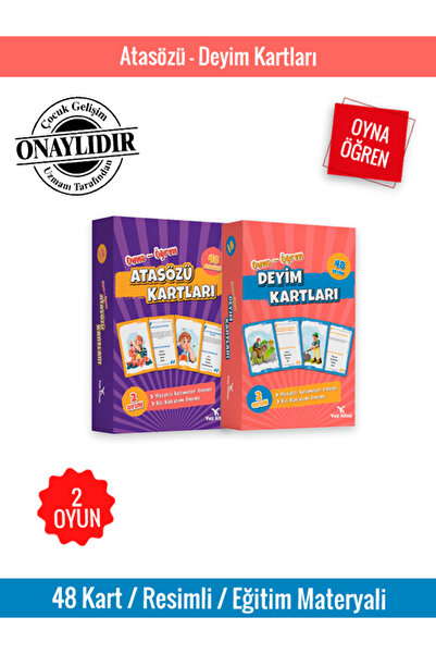 yeti kitap Atasözü ve Deyim Kartları Oyna-Öğren Seti