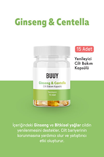 Buuy Ginseng & Centella Yenileyici Cilt Bakım Kapsülü ( Soft Gel )