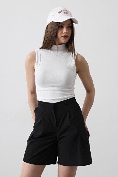 lermona Eyesof Cargo Pocket Shorts - Black