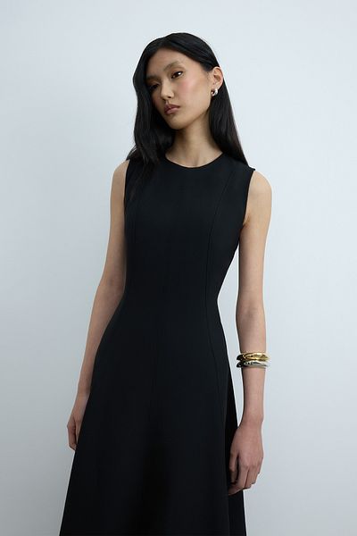 Suud Collection Μαύρο φόρεμα Sarah Kloş