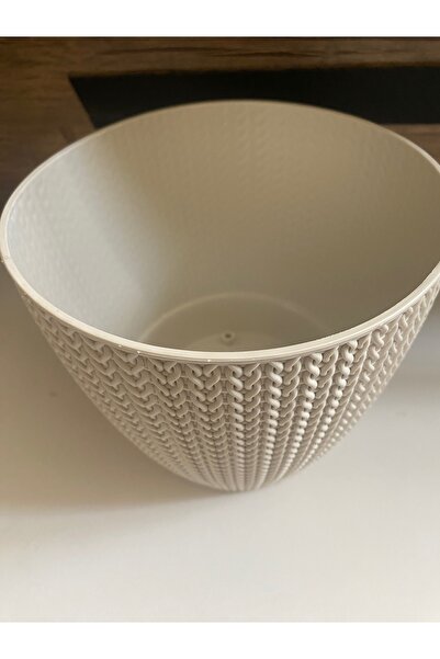 Lider MAGNESİA SAKSI SUMELA YUVARLAK ORGU DESEN 3 NO 2,5 LT 17*15,5 CM SML3