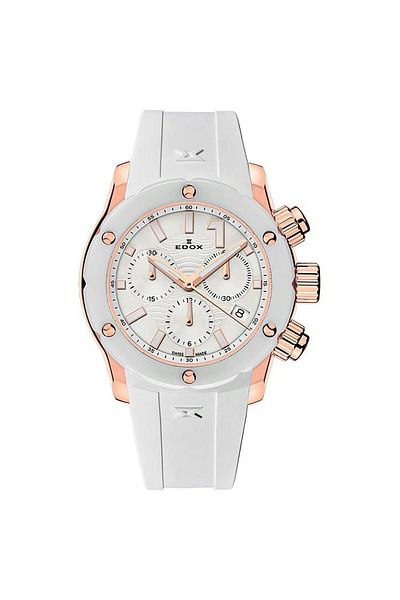 Edox Ladies Watch 10225-37rb-bir, Quartz, 38mm, 30atm