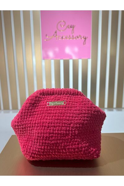 CEY ACCESSORY Velour Clutch Bag