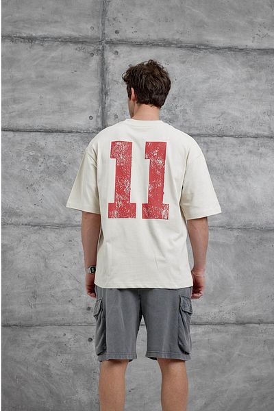 NOMARC Κρέμα Remedy Crew Written Oversize Tshirt