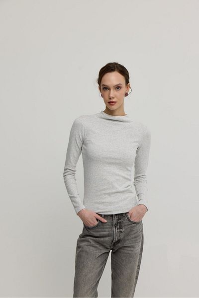 TUBİA Γυναικείο Snow Melange Basic ψηλόμεσο μακρυμάνικο κορμάκι
