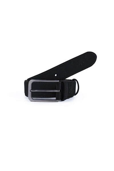 Hemington Black Handmade Suede Belt