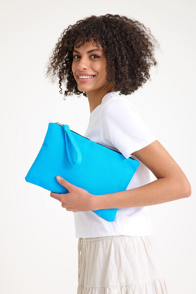 Simfa Преміум жіноча кольорова сумочка-клатч на блискавці з підкладкою