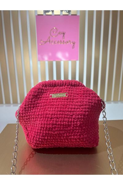 CEY ACCESSORY Velour Clutch Bag