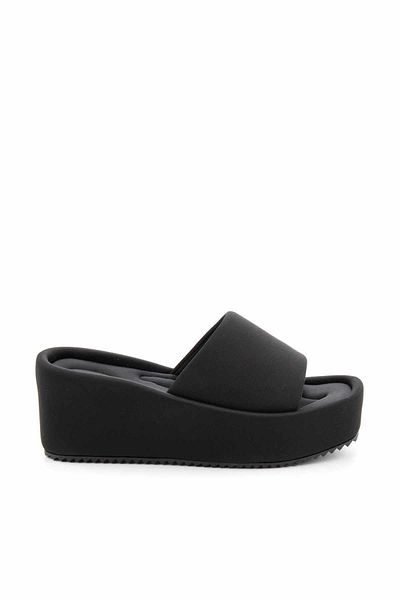 Bambi Black Stretch Women's Slippers K04188139717