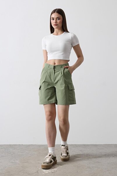 COjans Eyesof Cargo Shorts with Pockets - Khaki
