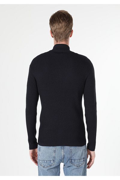 Colin's Cardigan pentru bărbați, albastru bleumarin, slim fit