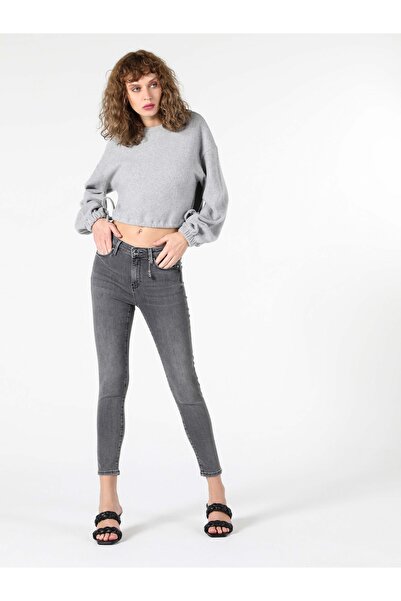 Colin's 759 Lara Pantaloni de jeans din denim pentru femei, cu talie medie, cu picioare înguste