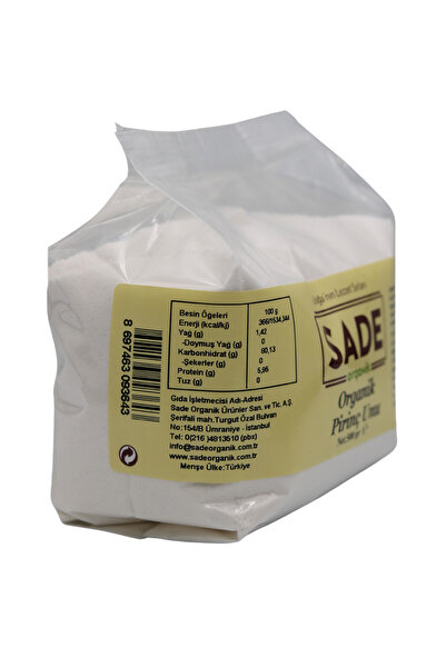 Sade Organik Pirinç Unu 500 Gr