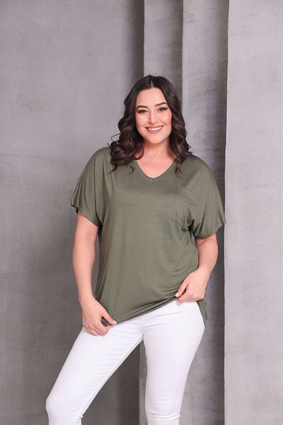 aytemas Basic Blouse with Pockets