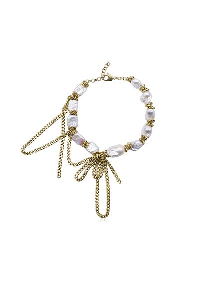 Bayemeyc Resplandor Baroque Pearl Necklace