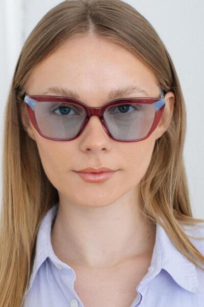 Bilge Karga Smilla Pink Blue Güneş Gözlüğü