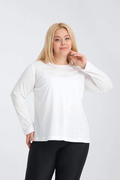 Dejabrew Jeans Λευκό Basic Φούτερ Plus Size A061-1