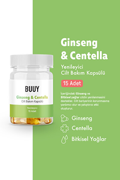 Buuy Ginseng & Centella Yenileyici Cilt Bakım Kapsülü ( Soft Gel )