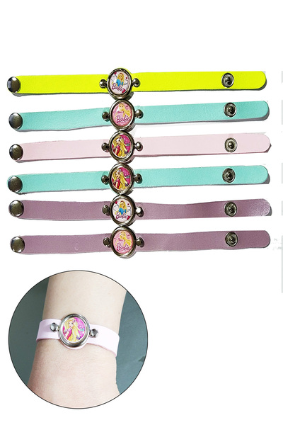 Barbie 6 Adet Barbie Bileklik Kız Çocuğa Hediye Barbie Konsept Bilekliği