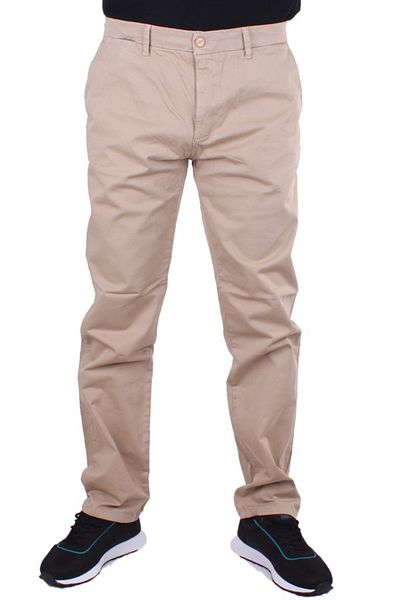 Twister Jeans Pantaloni de pânză pentru bărbați - Twister Togo 728 Bej cu talie înaltă și picior confortabil