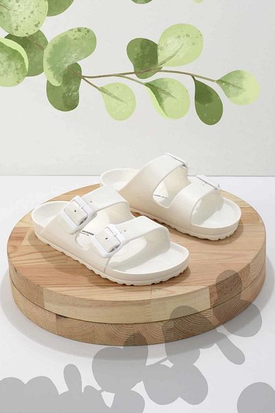 Bambi White Women's Slippers K 04740333359