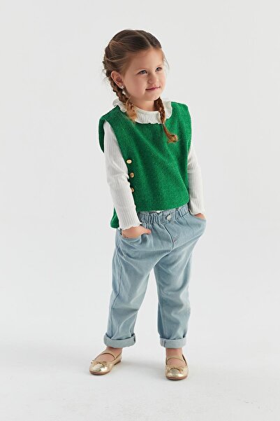 MARKALİSTE Green Adel Kids Sweater