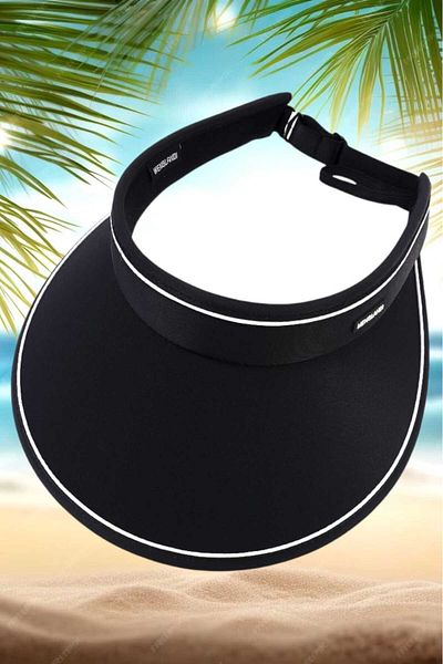 Uniquetrenders Women's Wide Brim UV Protection Adjustable Visor Hat