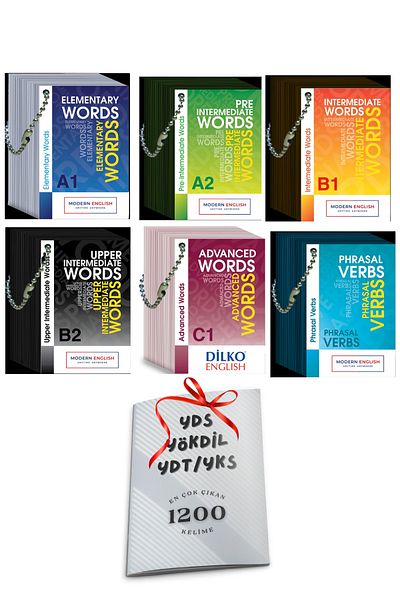 Dilko Yayıncılık English Vocabulary Cards A1-a2-b1-b2-c1-phrasal Verbs