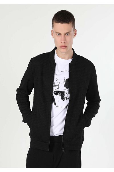 Colin's Slim Fit Men's Black Jacket