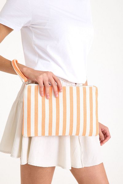 Simfa Geantă de mână portofoliu clutch colorată, căptușită cu țesătură din bumbac de calitate premium pentru femei