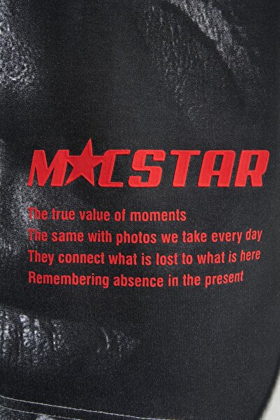 Machinist Men's Macstar Snake Face Oversize Gray T-shirt