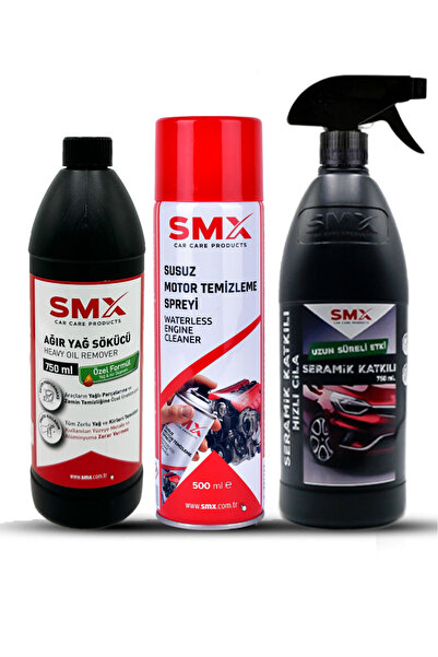 SMX Susuz Motor Temizleme Spreyi / Seramik Cila / Hızlı Cila / Pratik Cila / ...