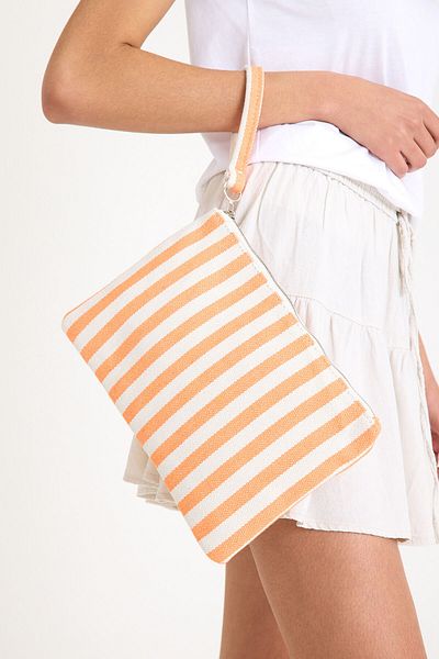 Simfa Geantă de mână portofoliu clutch colorată, căptușită cu țesătură din bumbac de calitate premium pentru femei