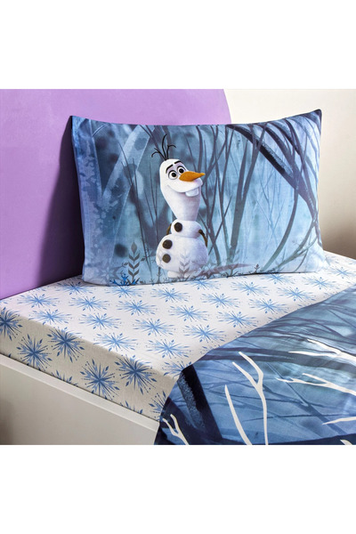 Taç Disney Frozen Winter 120X200 Lishke Royal Crown Duvet Cover Set