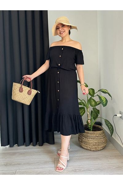 MODA ΓΥΝΑΙΚΕΙΟ ΜΕΓΑΛΟ ΜΕΓΕΘΟΣ MADONNA ΦΟΥΣΤΑ ΦΟΥΣΤΑ ΜΕ ΚΟΥΜΠΙ ΕΜΠΛΑΣΤΙΚΟ ΦΟΡΕΜΑ ΒΙΣΚΟΣ