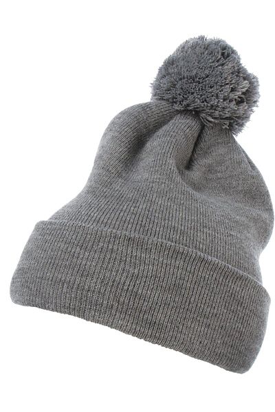 Flexfit Cuffed Pom Pom Knit Beanie