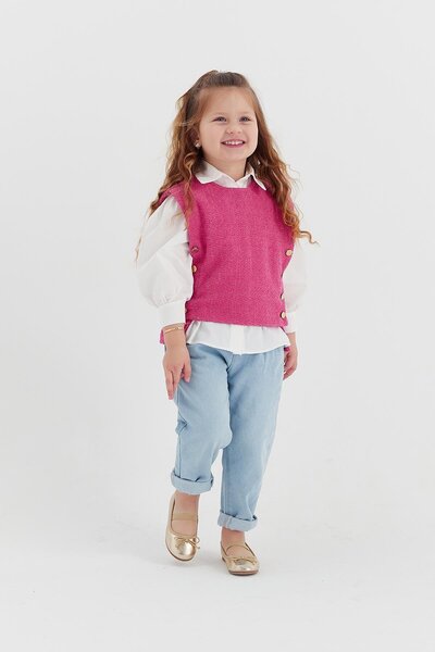 MARKALİSTE Fuchsia Adel Kids Sweater