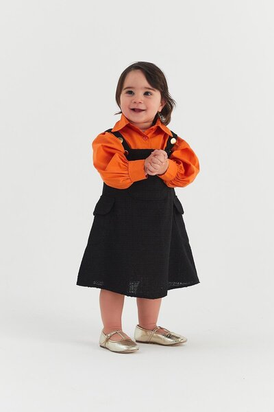 MARKALİSTE Black Tweed Salopet