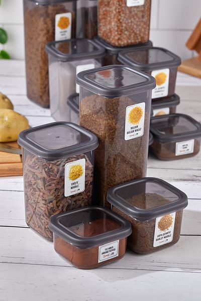 Buclee 32 Pieces 64 Pieces Square Food Seasoning Bowl Set Multi-Purpose Storage Container Set Airtight Bpa Free