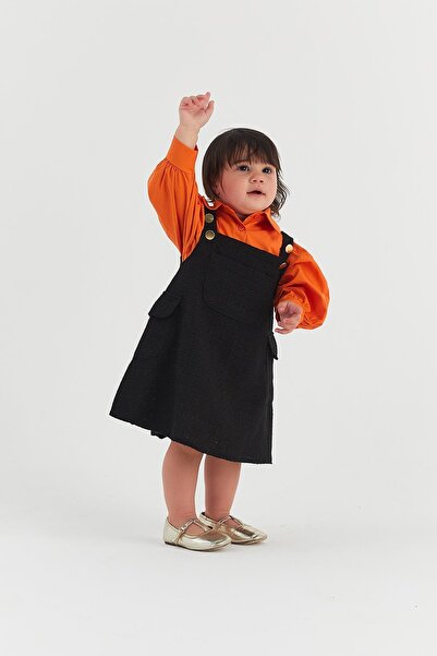 MARKALİSTE Black Tweed Salopet