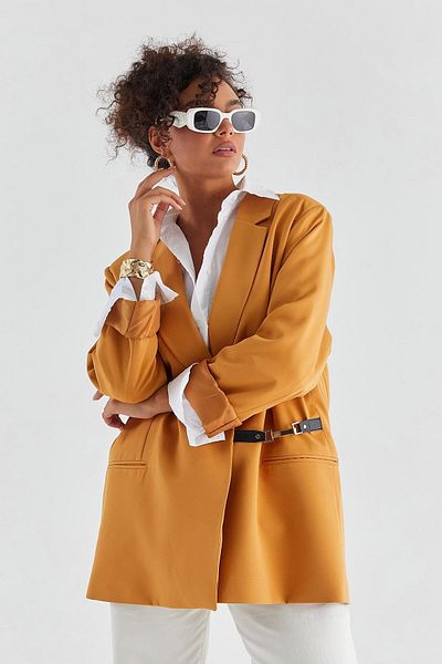 MARKALİSTE Ester Blazer Μπουφάν Mustard