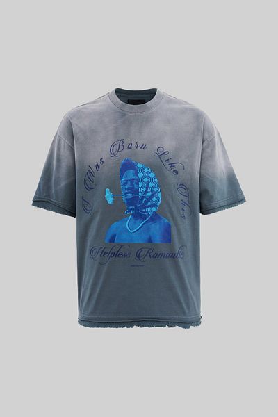 Machinist Men's Helpless Romantic Washable Oversize Ghost T-Shirt