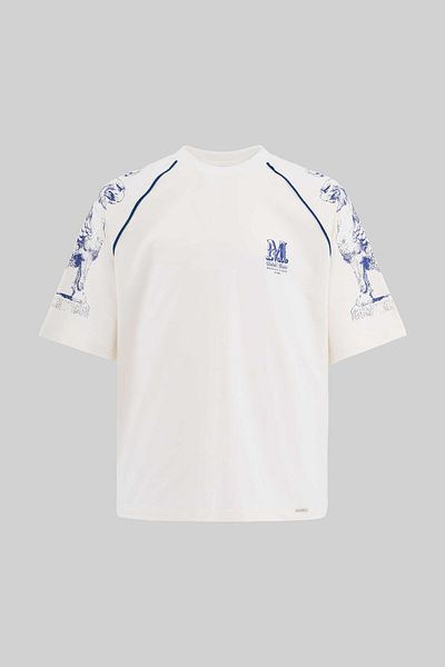 Machinist تي شيرت Hippogriff Raglan للرجال مقاس كبير من إكرو