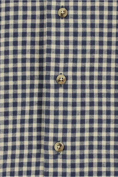 Abdullah Kiğılı Uzun Kol Slim Fit Dar Kesim Oduncu Ekose Pamuk Düğmeli Yaka Gömlek