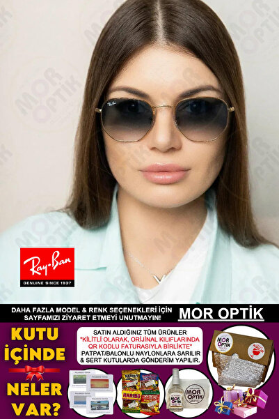 Ray-Ban Mor Optik Rb3548 001/3f (51 SİZE) Unisex - Mavi Degrade Aynalı Cam
