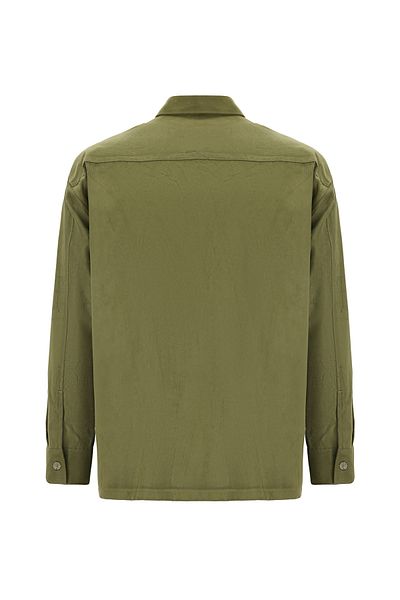 Abdullah Kiğılı Long Sleeve Oversize Suede Shirt